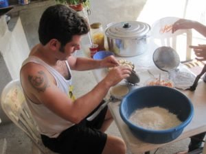 Learning to make empanadas